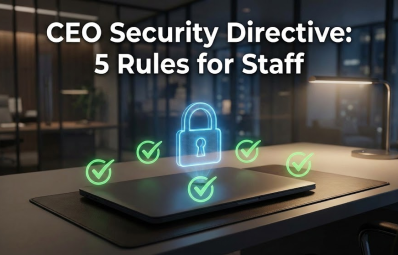 CEO Security Directive: 5 Non-Negotiable Cyber Hygiene Rules for Every Staff Member