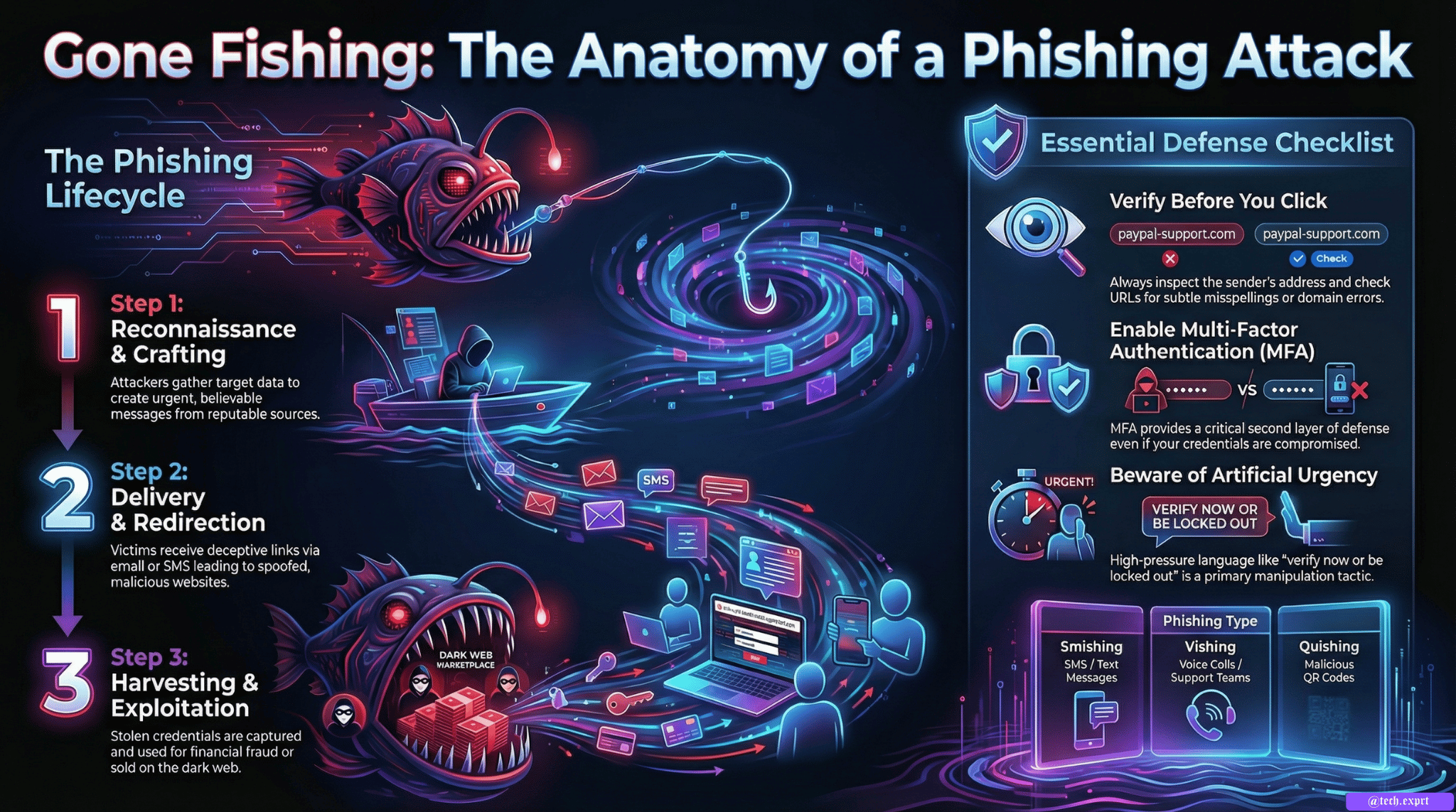 Phishing remains one of the most common cyber threats because it exploits human psychology and trust. By understanding how phishing works and recognizing common techniques, you can better protect your sensitive information and reduce the risk of falling victim to attacks. Staying informed and cautious is essential in today’s increasingly digital world.